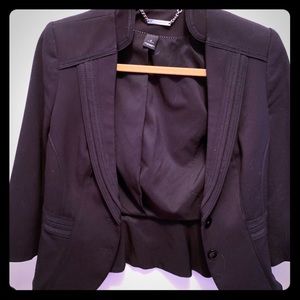 White House Black Market black suit size 2